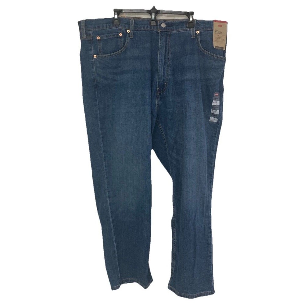 Men's Levi's 559 Relaxed Straight Jeans Medium Wash Blue Size 44x29 NWT
